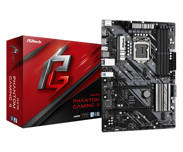 ASRock H470 Phantom Gaming4、i7 10700Fセット ASRock | H470 Phantom Gaming 4